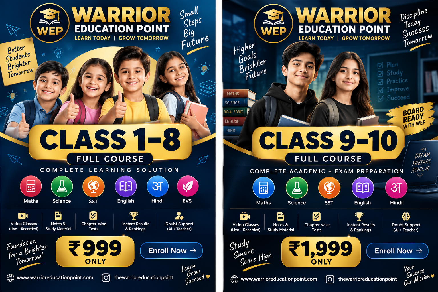 WEP Class 9–10 Full Course